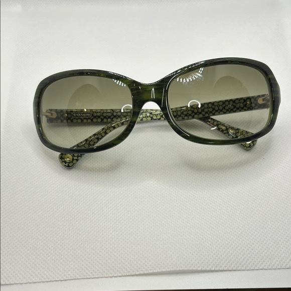 Coach Women's MAYA Sunglasses in Dark Green - Picture 2 of 16